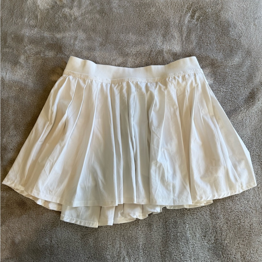 All in Motion White Skirt